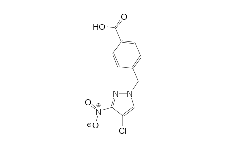 4-[(4-chloro-3-nitro-1H-pyrazol-1-yl)methyl]benzoic acid