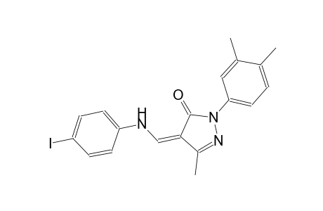 3H-pyrazol-3-one, 2-(3,4-dimethylphenyl)-2,4-dihydro-4-[[(4-iodophenyl)amino]methylene]-5-methyl-, (4Z)-