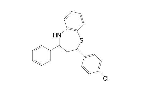 2-(4-Chlorophenyl)-4-phenyl-2,3,4,5-tetrahydro-1,5-benzothiazepine