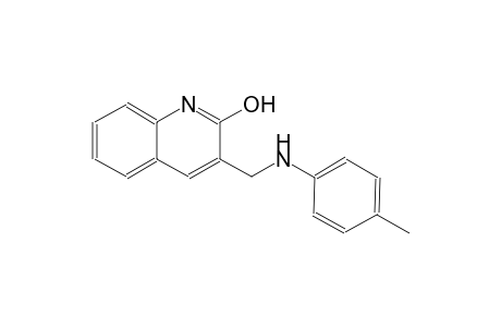 3-(4-toluidinomethyl)-2-quinolinol