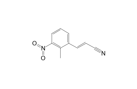 (E)-3-(2-methyl-3-nitro-phenyl)acrylonitrile