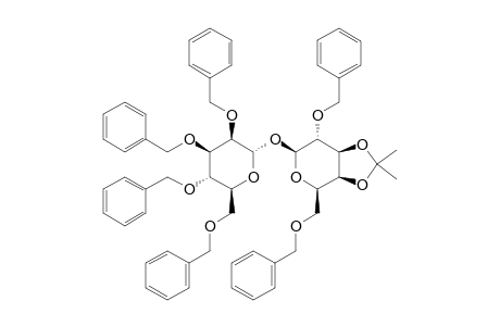 2,6-DI-O-BENZYL-3,4-O-ISOPROPYLIDENE-BETA-D-GALACTOPYRANOSYL-2,3,4,6-TETRA-O-BENZYL-ALPHA-D-MANNOPYRANOSIDE