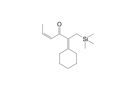 (Z)-2-cyclohexylidene-1-trimethylsilyl-4-hexen-3-one