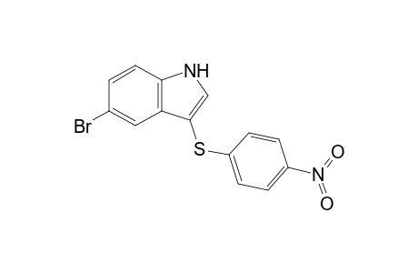 5-Bromo-3-[(4-nitrophenyl)thio]-1H-indole