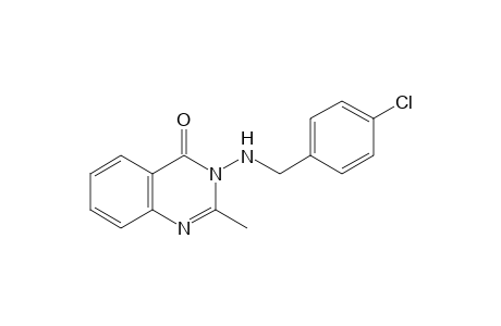 3-[(p-CHLOROBENZYL)AMINO]-2-METHYL-4(3H)-QUINAZOLINONE