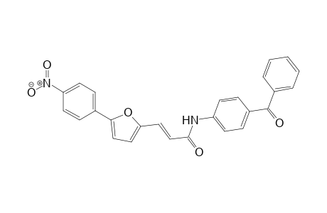 N-(4-Benzoylphenyl)-3-[5-(4-nitrophenyl)-2-furyl]acrylic acid amide