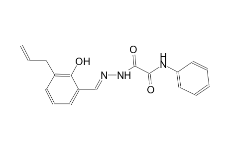 2-[(2E)-2-(3-allyl-2-hydroxybenzylidene)hydrazino]-2-oxo-N-phenylacetamide