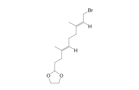 (E,E)-1-BrOMO-10,10-ETHYLENEDIOXY-3,7-DIMETHYLDECA-2,6-DIENE