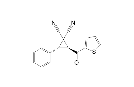 trans-3,3-Dicyano-2-phenyl-1-thienoylcyclopropane