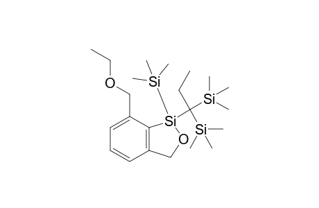 7-Ethoxymethyl-1-(trimethylsilyl)-1-[1,1-bis(trimethylsilyl)propyl]-2-oxa-1-silaindane