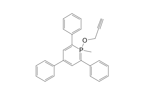 Phosphorin, 1,1-dihydro-1-methyl-2,4,6-triphenyl-1-(2-propynyloxy)-