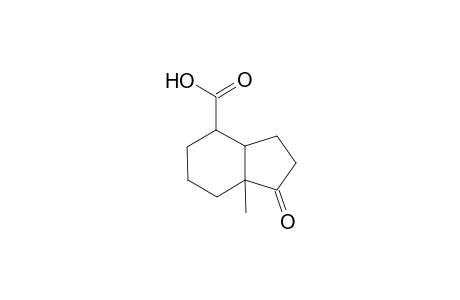 1H-Indene-4-carboxylic acid, octahydro-7a-methyl-1-oxo-, (3a.alpha.,4.alpha.,7a.beta.)-