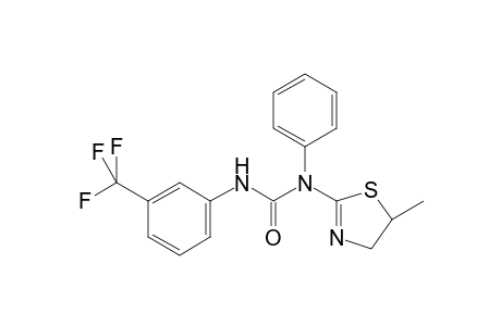1-(5-Methyl-4,5-dihydro-1,3-thiazol-2-yl)-1-phenyl-3-[3-(trifluoromethyl)phenyl]urea