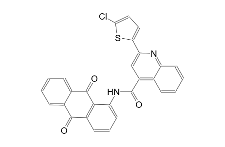 2-(5-chloro-2-thienyl)-N-(9,10-dioxo-9,10-dihydro-1-anthracenyl)-4-quinolinecarboxamide