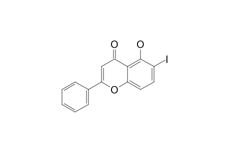 5-Hydroxy-6-iodo-2-phenylchromone