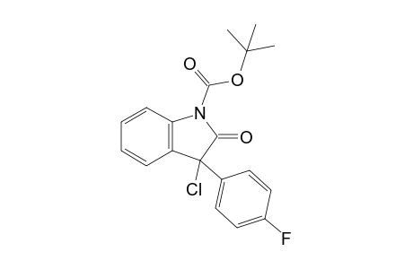 N-BOC-3-(p-fluorophenyl)-3-chlorooxindole