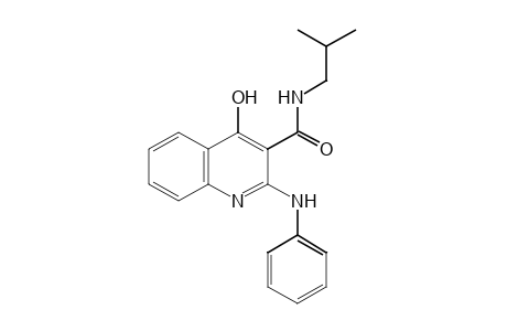 2-ANILINO-4-HYDROXY-N-ISOBUTYL-3-QUINOLINECARBOXAMIDE