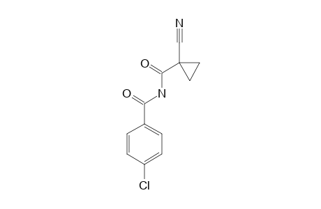 N-(4-CHLOROBENZOYL)-1-CYANO-CYCLOPROPANECARBOXAMIDE