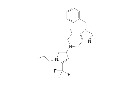 N-[(1-benzyltriazol-4-yl)methyl]-N,1-dipropyl-5-(trifluoromethyl)pyrrol-3-amine