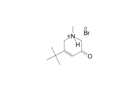 pyridinium, 5-(1,1-dimethylethyl)-1,2,3,6-tetrahydro-1-methyl-3-oxo-, bromide