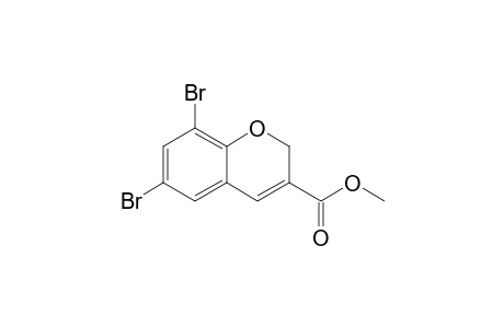 6,8-Dibromo-2H-1-benzopyran-3-carboxylic acid methyl ester