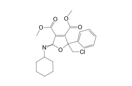 Dimethyl 2-(Chloromethyl)-5-(cyclohexylimino)-2,5-dihydro-2-phenylfuran-3,4-dicarboxylate