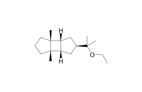 (2.alpha.,3a.beta,3b.alpha.,6a.alpha.,6b.beta.) Decahydro-.alpha.,.alpha.,3b,6a-Tetramethylcyclobuta[1,2:3,4]dicyclopentene-2-methanol Ethyl Ether