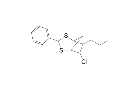 (1SR,3RS,5RS,6RS,7RS)-6-chloro-3-phenyl-7-propyl-2,4-dithiabicyclo[3.2.1]octane