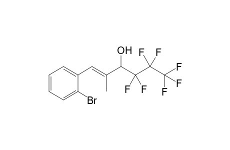 (E)-1-(2-bromophenyl)-4,4,5,5,6,6,6-heptafluoro-2-methyl-1-hexen-3-ol