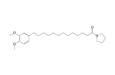 3,4-Dimethoxyphenyl-PA-C13:0 [5-(3,4-Dimethoxyphenyl)tridecylpyrrolidinamide]