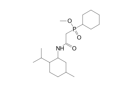 2-[cyclohexyl(methoxy)phosphoryl]-N-(2-isopropyl-5-methyl-cyclohexyl)acetamide
