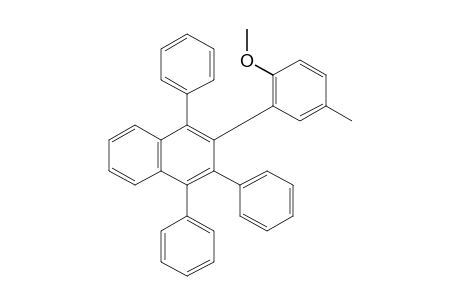 2-(6-METHOXY-m-TOLYL)-1,3,4-TRIPHENYLNAPHTHALENE