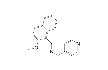 [(2-Methoxynaphthalen-1-yl)methyl](pyridin-4-ylmethyl)amine