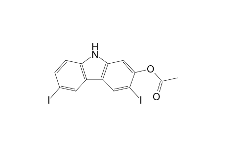 (3,6-diiodo-9H-carbazol-2-yl) acetate