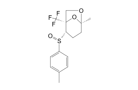 (1S,2S,5R)-5-METHYL-1-TRIFLUOROMETHYL-2-[(METHYLPHENYL)-SULFINYL]-6,8-DIOXABICYCLO-[3.2.1]-OCTANE