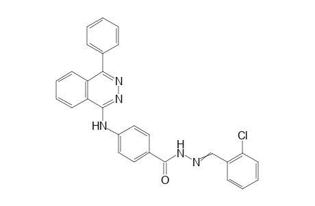 N'-(2-Chlorobenzylidene)-4-[(4-phenylphthalazin-1-yl)amino]-benzohydrazide