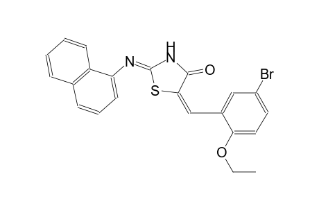 (2Z,5E)-5-(5-bromo-2-ethoxybenzylidene)-2-(1-naphthylimino)-1,3-thiazolidin-4-one