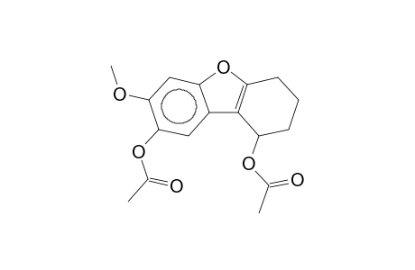 8-(Acetyloxy)-7-methoxy-1,2,3,4-tetrahydrodibenzo[b,d]furan-1-yl acetate