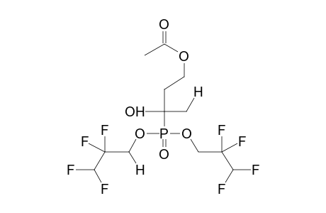 DI(2,2,3,3-TETRAFLUOROPROPYL)(1-HYDROXY-3-ACETOXY-1-METHYLPROPYL)PHOSPHONATE