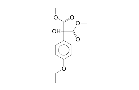 Malonic acidE, 2-(p-ethoxyphenyl)-2-hydroxy-, dimethyl ester