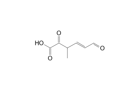 (E)-2,6-diketo-3-methyl-hex-4-enoic acid