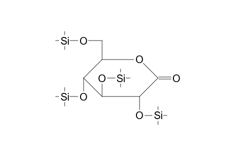 3,4,5-tris(trimethylsilyloxy)-6-(trimethylsilyloxymethyl)-2-oxanone