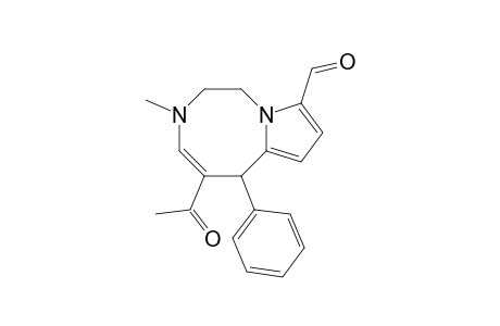 5-Acetyl-3-methyl-6-phenyl-1,2,3,6-tetrahydropyrrolo[1,2-d][1,4]diazocine-9-carbaldehyde