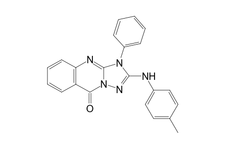 2-(4-Methylanilino)-3-phenyl-[1,2,4]triazolo[5,1-b]quinazolin-9-one