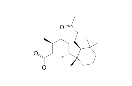 9(r)-9-methyl-8-oxo-8,9-secolabdan-15-oic acid