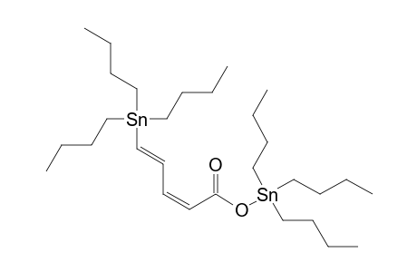 (2Z,4E)-5-tributylstannylpenta-2,4-dienoic acid tributylstannyl ester