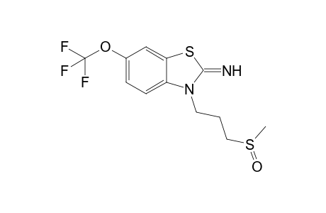 3-(3-methylsulfinylpropyl)-6-(trifluoromethoxy)-1,3-benzothiazol-2-imine