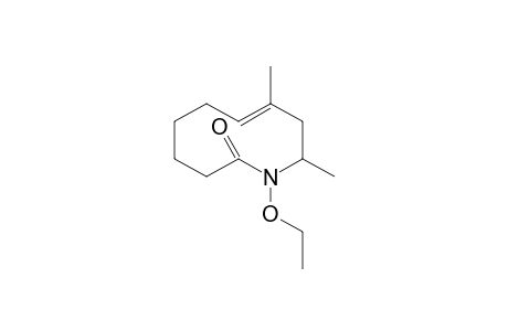 (E)-1-ethoxy-8,10-dimethyl-3,4,5,6,9,10-hexahydroazecin-2(1H)-one