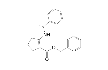 (phenylmethyl) 2-[[(1R)-1-phenylethyl]amino]cyclopentene-1-carboxylate