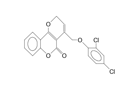 4-(2,4-Dichloro-phenoxymethyl)-pyrano(3,2-C)(1)benzopyran-5(2H)-one